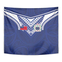 Samoa Rugby Tapestry Pacific Motifs - Polynesian Pride