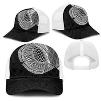 Samoan Tatau Mesh Trucker Cap Art Tribal Traditional Tattoos - Polynesian Pride
