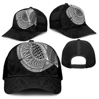 Samoan Tatau Mesh Trucker Cap Art Tribal Traditional Tattoos - Polynesian Pride
