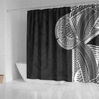 Samoan Tatau Shower Curtain Art Tribal Traditional Tattoos - Polynesian Pride