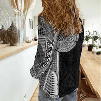 Samoan Tatau Women Casual Shirt Art Tribal Traditional Tattoos - Polynesian Pride