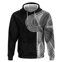 Samoan Tatau Zip Hoodie Art Tribal Traditional Tattoos - Polynesian Pride