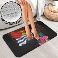 Kiribati Flag and Fireworks Bathroom Set First Place Welcome the New Year - Polynesian Pride