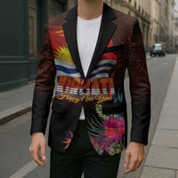 Kiribati Flag and Fireworks Blazer First Place Welcome the New Year - Polynesian Pride