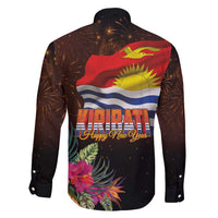 Kiribati Flag and Fireworks Family Matching Tank Maxi Dress and Hawaiian Shirt First Place Welcome the New Year LT03 - Polynesian Pride