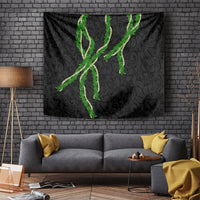 Hawaii Maile Lei Tapestry Aloha Black Color