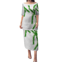 Hawaii Maile Lei Puletasi Aloha White Color