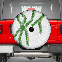 Hawaii Maile Lei Spare Tire Cover Aloha White Color