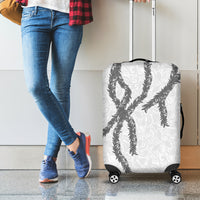 Hawaii Maile Lei Luggage Cover Aloha The Grey Color