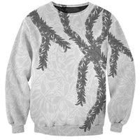 Hawaii Maile Lei Sweatshirt Aloha The Grey Color