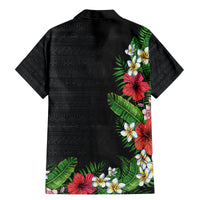 Hawaii Tropical Flowers and Leaves Family Matching Mermaid Dress and Hawaiian Shirt Tapa Pattern Colorful Mode LT03 - Polynesian Pride