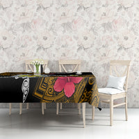 Hawaii Turtle and Tropical Flower Tablecloth Polynesian Pattern