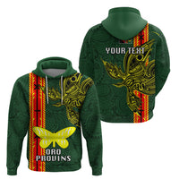Custom Papua New Guinea Oro Province Hoodie PNG Birds Of Paradise Polynesian Arty Style LT03 - Polynesian Pride