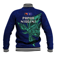 Papua New Guinea Bougainville Baseball Jacket PNG Birds Of Paradise Polynesian Arty Style LT03 - Polynesian Pride