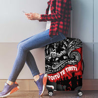 Aotearoa Toitu Te Tiriti Luggage Cover Honoring Te Tiriti o Waitangi Maori Haka