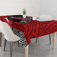 Aotearoa Toitu Te Tiriti Tablecloth Honoring Te Tiriti o Waitangi Maori Haka