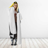 New Zealand Wellington Hooded Blanket The Capital's Emblems Flag and Koru Art