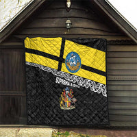 New Zealand Wellington Quilt The Capital's Emblems Flag and Koru Art