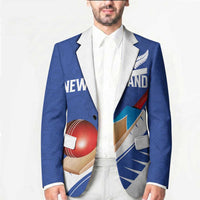 Custom New Zealand Cricket Blazer Kiwi Birds Haka Dance Blue Fern Sporty Style