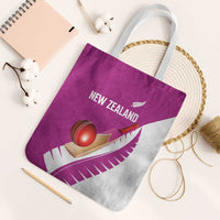 New Zealand Cricket Tote Bag Kiwi Birds Haka Dance Pink Fern Sporty Style