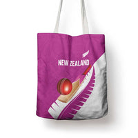 New Zealand Cricket Tote Bag Kiwi Birds Haka Dance Pink Fern Sporty Style