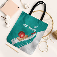 New Zealand Cricket Tote Bag Kiwi Birds Haka Dance Turquoise Fern Sporty Style