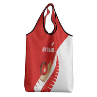 New Zealand Cricket Grocery Bag Kiwi Birds Haka Dance Red Fern Sporty Style