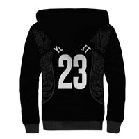 New Zealand Basketball Ta Moko Tribal Custom Sherpa Hoodie LT03 - Polynesian Pride