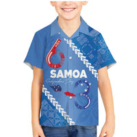 Samoa Independence Day Family Matching Mermaid Dress and Hawaiian Shirt Anniversary 63th-Siapo Art
