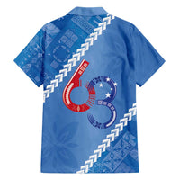 Samoa Independence Day Family Matching Off Shoulder Maxi Dress and Hawaiian Shirt Anniversary 63th-Siapo Art LT03 - Polynesian Pride