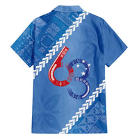 Samoa Independence Day Family Matching Short Sleeve Bodycon Dress and Hawaiian Shirt Anniversary 63th-Siapo Art