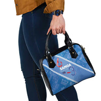 Samoa Independence Day Shoulder Handbag Anniversary 63th-Siapo Art LT03 - Polynesian Pride