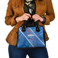 Samoa Independence Day Shoulder Handbag Anniversary 63th-Siapo Art LT03 - Polynesian Pride