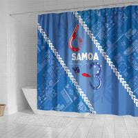 Samoa Independence Day Shower Curtain Anniversary 63th-Siapo Art