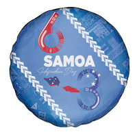 Samoa Independence Day Spare Tire Cover Anniversary 63th-Siapo Art LT03 - Polynesian Pride