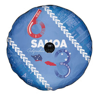 Samoa Independence Day Spare Tire Cover Anniversary 63th-Siapo Art LT03 - Polynesian Pride