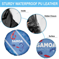 Samoa Independence Day Spare Tire Cover Anniversary 63th-Siapo Art LT03 - Polynesian Pride