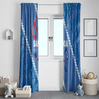 Samoa Independence Day Window Curtain Anniversary 63th-Siapo Art