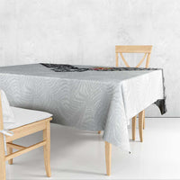 Rugby Fiji Tablecloth Fijian Masi Tribal Sporty Style White Color - Polynesian Pride