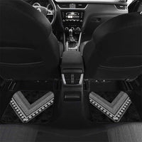 Rugby Fiji Car Mats Fijian Masi Tribal Sporty Style Black Color - Polynesian Pride