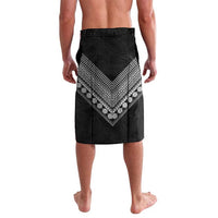 Custom Rugby Fiji Lavalava Fijian Masi Tribal Sporty Style Black Color - Polynesian Pride