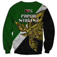 Papua New Guinea Western Highlands Province Sweatshirt PNG Birds Of Paradise Polynesian Arty Style LT03 - Polynesian Pride