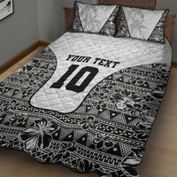 Custom Fiji Pacific Rugby 2024 Quilt Bed Set Tapa Tribal and Fijian Masi Pattern