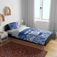 Custom Samoa Pacific Rugby 2024 Bedding Set Polynesian Pacific Tribal Pattern