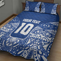 Custom Samoa Pacific Rugby 2024 Quilt Bed Set Polynesian Pacific Tribal Pattern