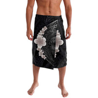 Hawaiian Tropical Plumeria Art Polynesian Tattoo Lavalava Grayscale Color