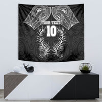 Custom New Zealand Rugby Tapestry Aotearoa Champion Cup History with Silver Fern LT03 - Polynesian Pride
