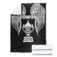 New Zealand Rugby Blanket Aotearoa Champion Cup History with Haka Dance LT03 - Polynesian Pride