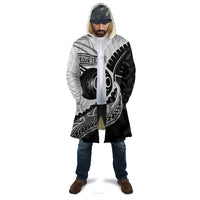 Personalised Aotearoa Lawn Bowls Cloak Maori and Silver Fern Half Style - Polynesian Pride