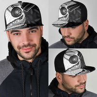 Aotearoa Lawn Bowls Mesh Trucker Cap Maori and Silver Fern Half Style LT03 - Polynesian Pride